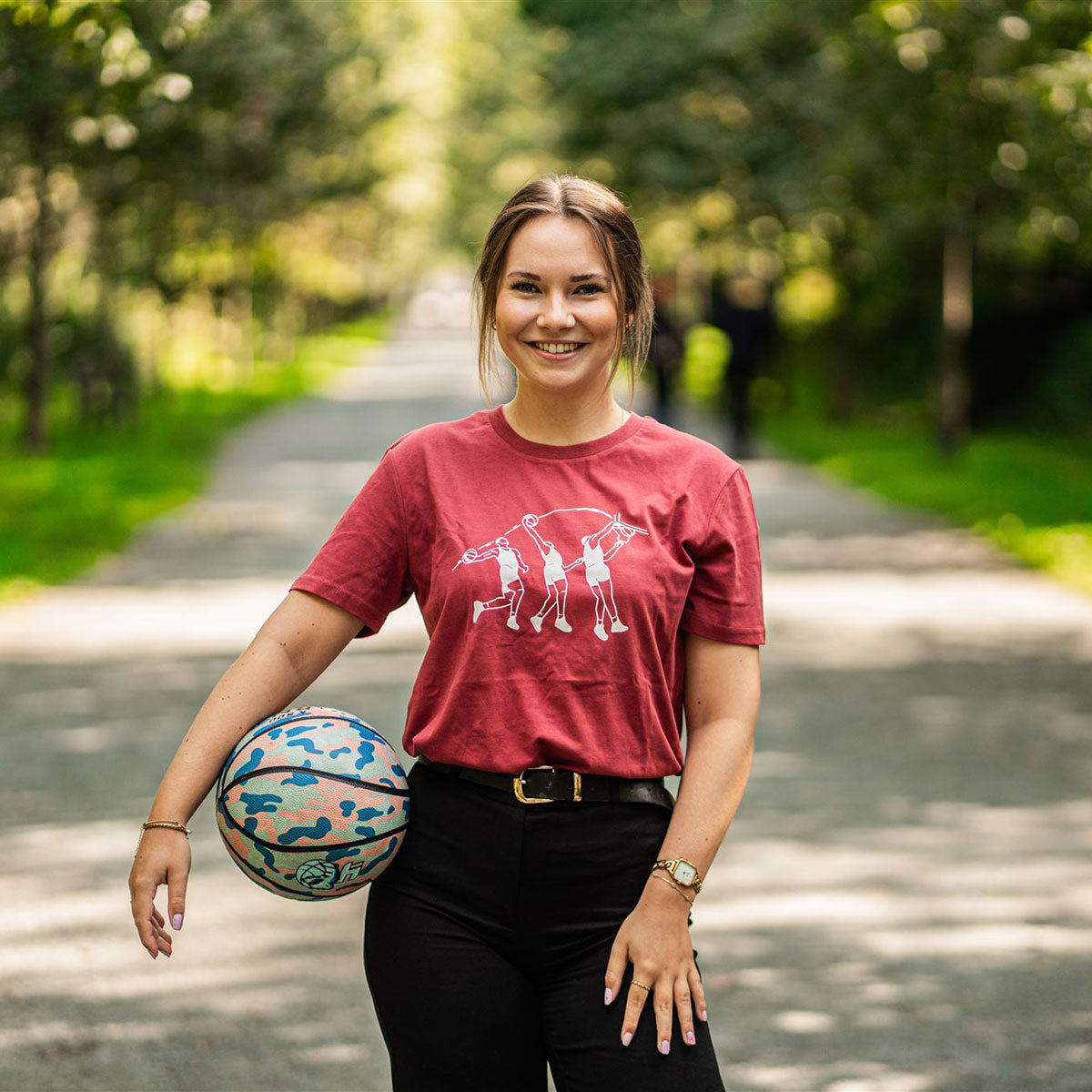 T-shirt - Basketbal - Rood