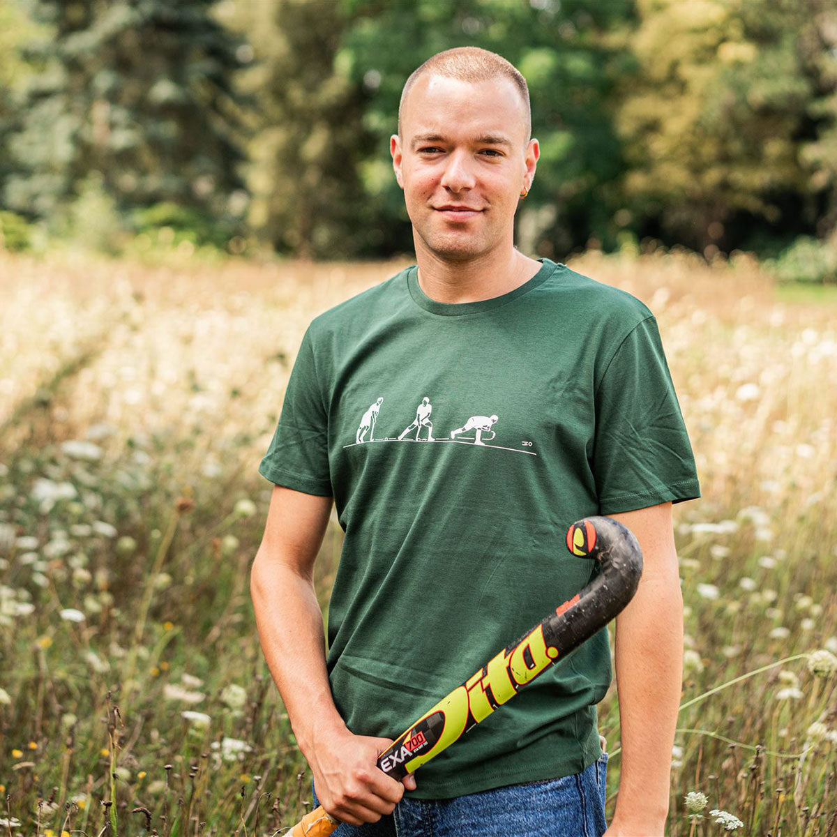 T-shirt - Hockey - Green